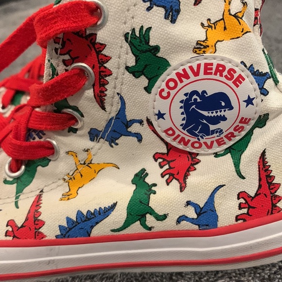 Converse Dinoverse High Top Shoes Sneakers size 3 - Picture 2 of 9